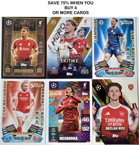 Match attax extra 2026 - attax, cards