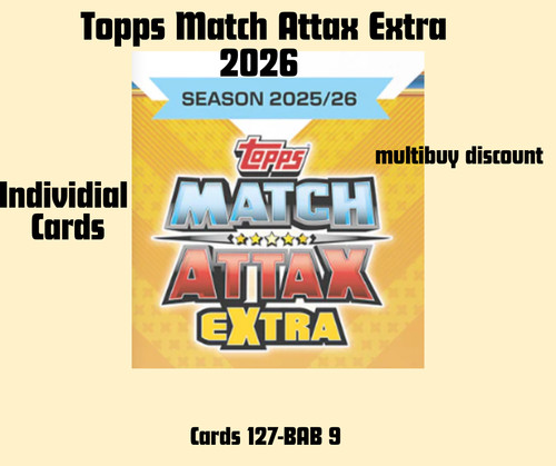 Match attax extra 2026 - attax,