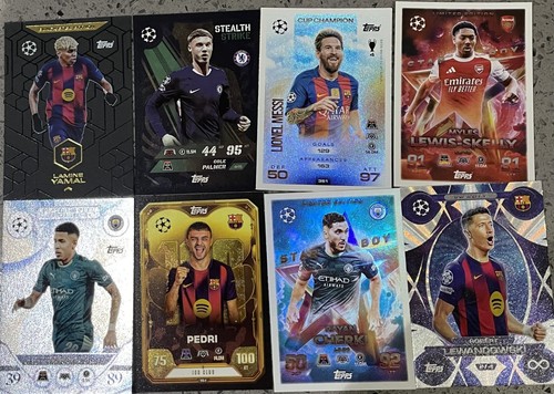Topps match attax cards - attax,