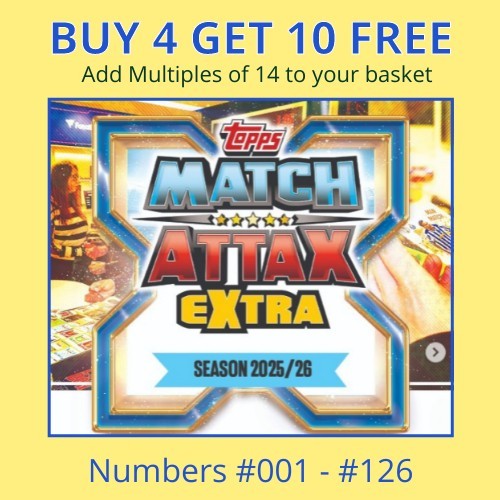 Match attax extra 2026 topps - extra,